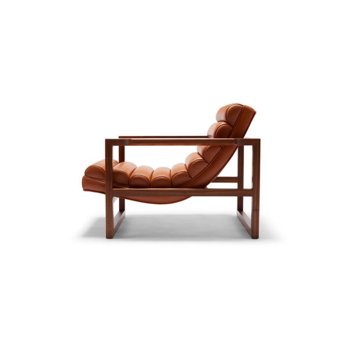 The Florence Easy Chair - Saddlery Collection - Stuart Scott Furniture - Side View