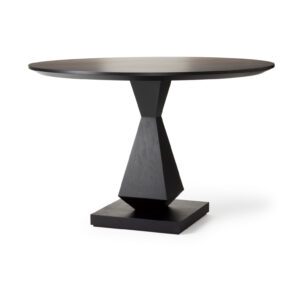 The Edo Dining Table - Shown here in black lacquered walnut.