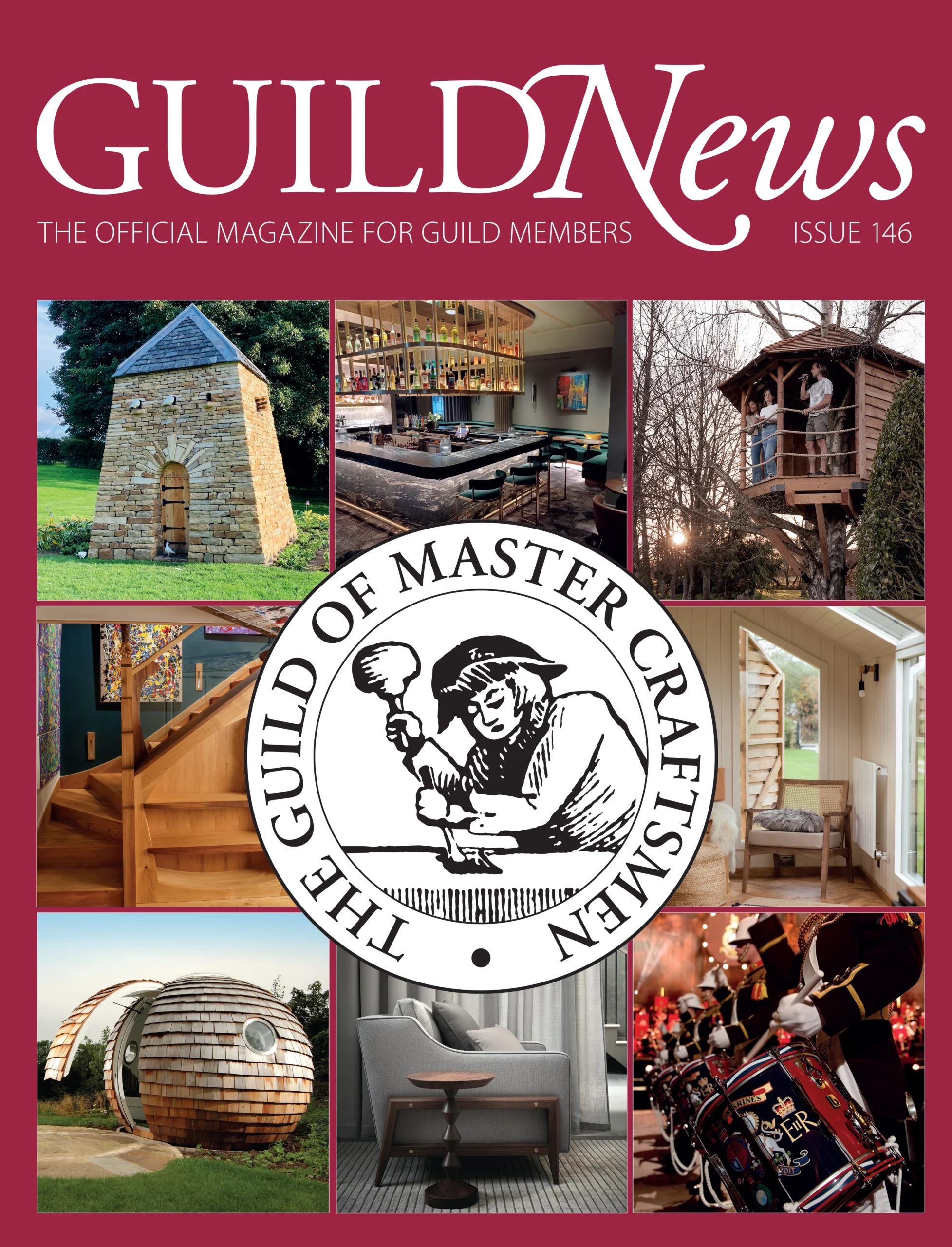 Guild News Issue 146, featuring a plethora of different crafts people